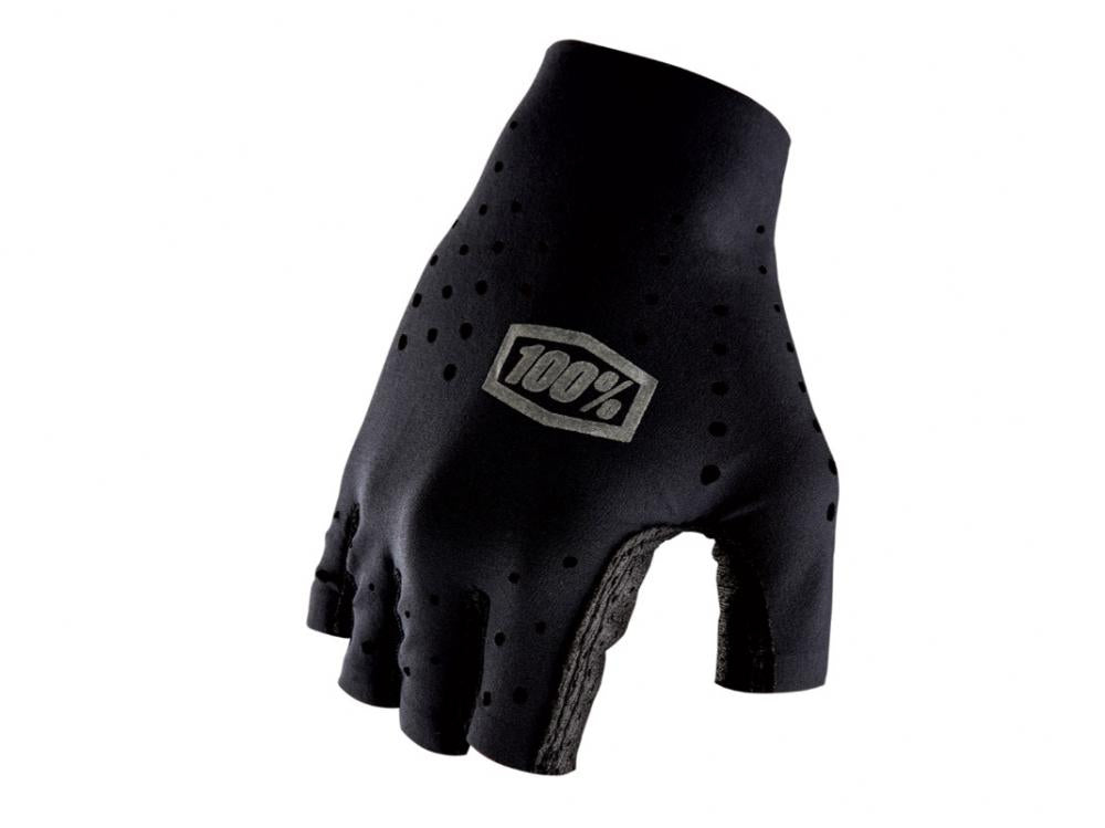 100% Sling Short Finger Gloves S grey - ultraleichte, atmungsaktive Bike-Handschuhe