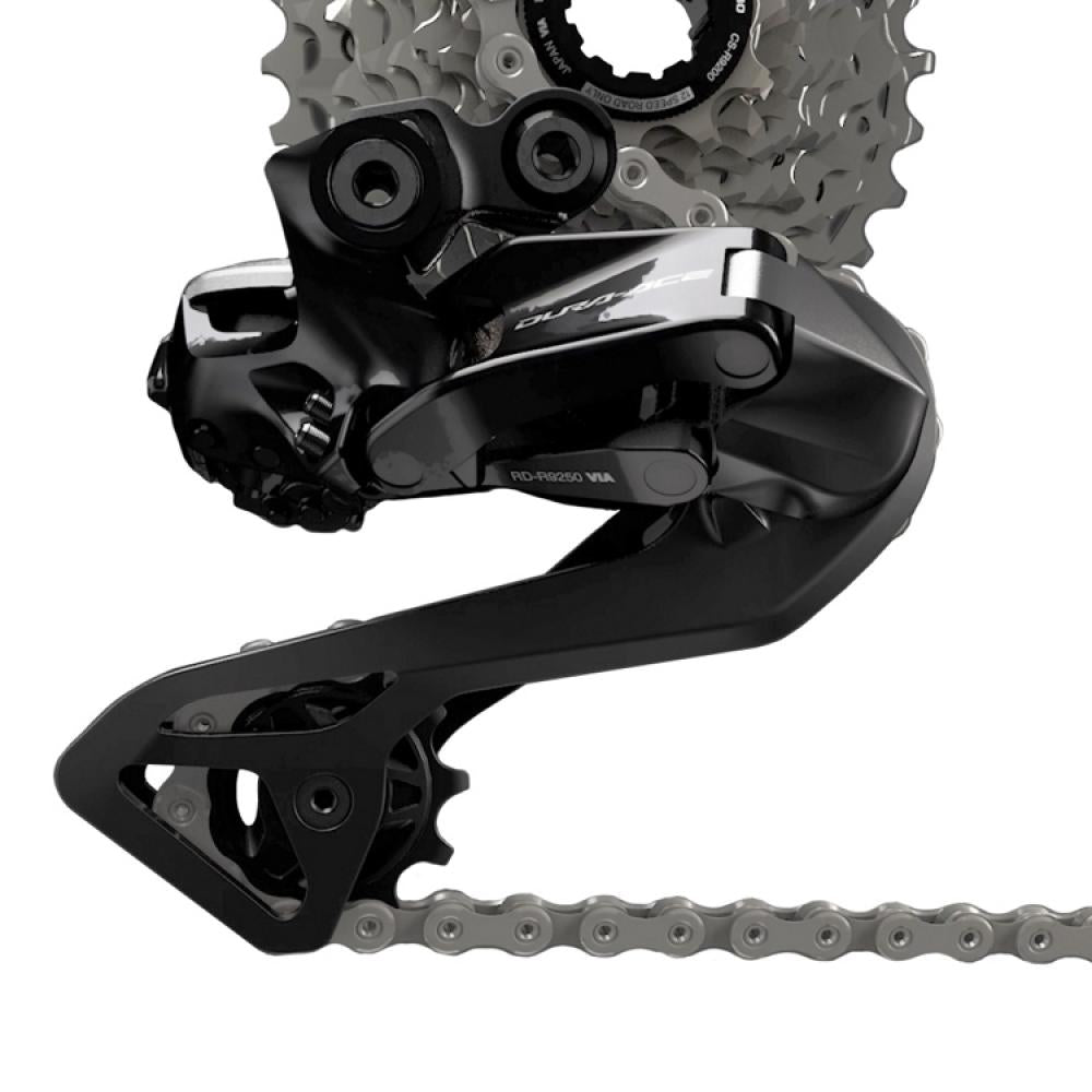 Shimano Dura-Ace RD-R9250 Di2 Schaltwerk 12-fach schwarz - 37 Zähne Gesamtkapazität - kabellos - integrierter Ladeanschluss