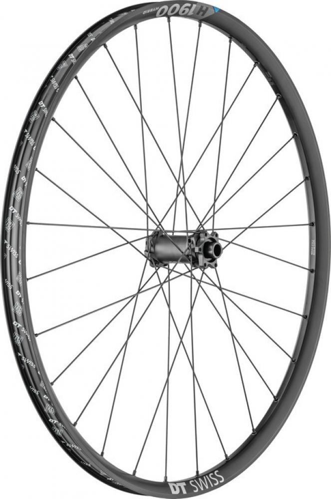 Robustes DT Swiss H 1900 SPLINE 27,5" eMTB-Hinterrad in Schwarz.