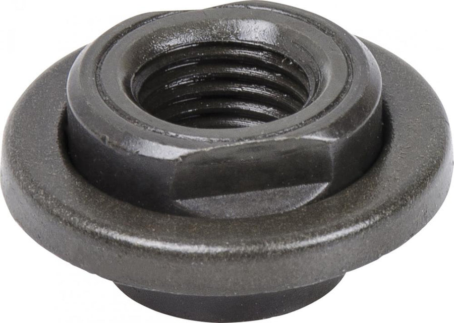 Dunkelgrauer SHIMANO Ersatzkonus für Vorderradnaben, mit Innengewinde und breitem Bund.