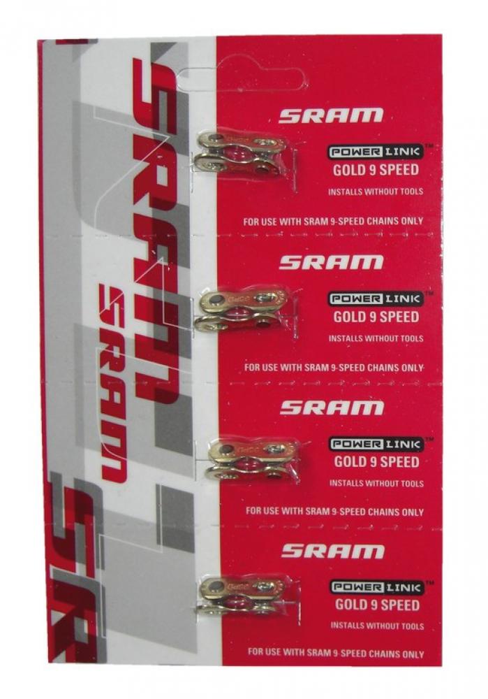 SRAM Kettenverschluss-Glied Power Link - 9-fach, 951, 971, 991, gold