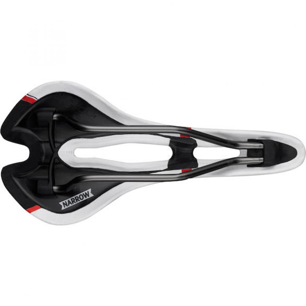 Selle San Marco Sattel Aspide Racing White 132 x 277 mm Weiß - leichter Rennradsattel mit Komfort