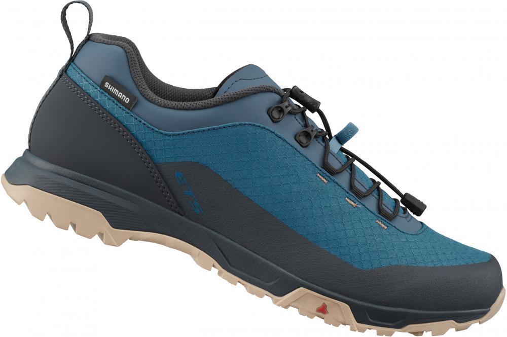 SHIMANO Fahrradschuhe ET501 Herren/Damen MTB Flatpedal 44 Blau