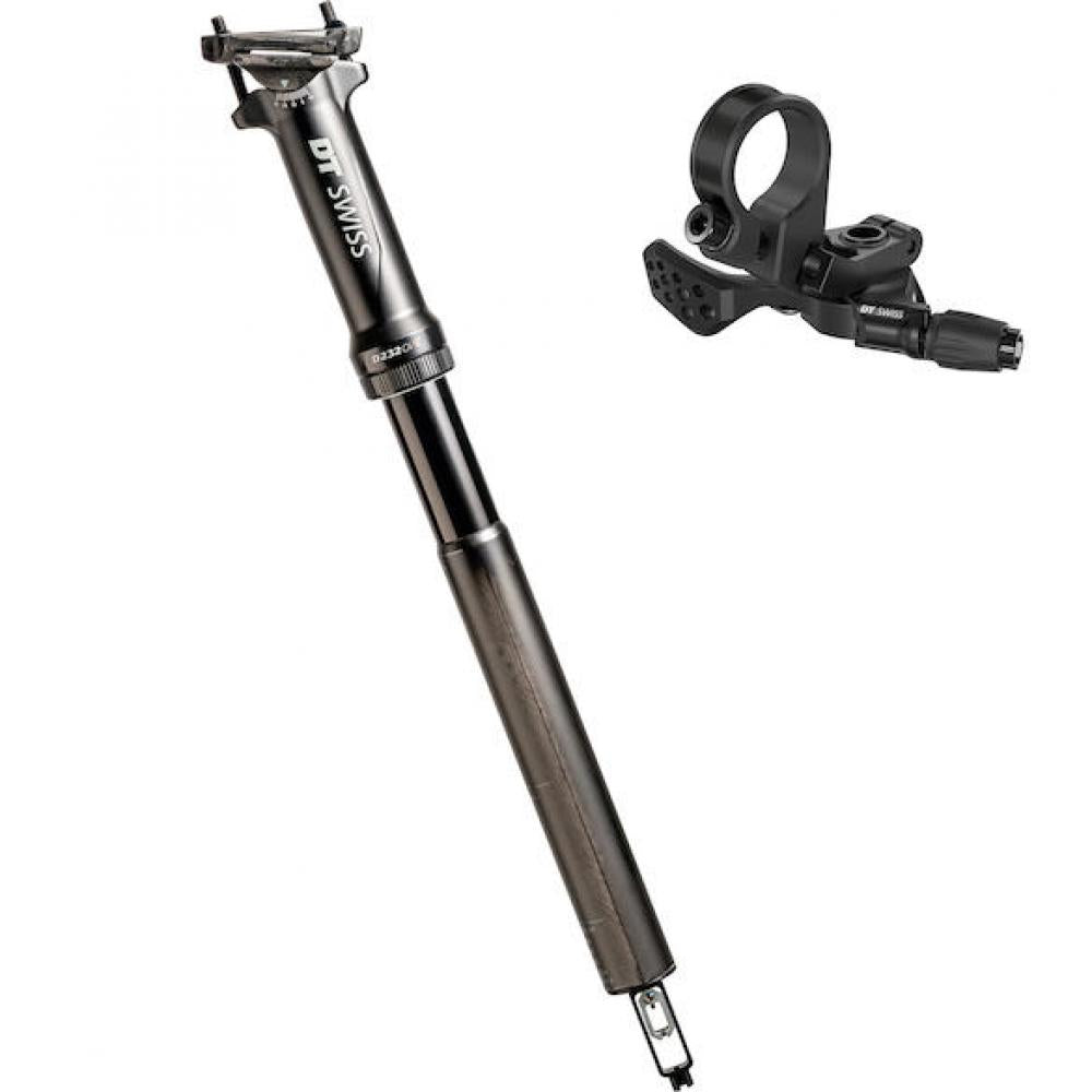 DT Swiss Vario-Sattelstütze D 232 Alu 60 27,2 mm Schwarz - leichte XC-Teleskopstütze