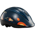 Merida Helm Matts J navy 47-53 cm Navy/orange - sicherer Kinder-Fahrradhelm mit Top-Belüftung
