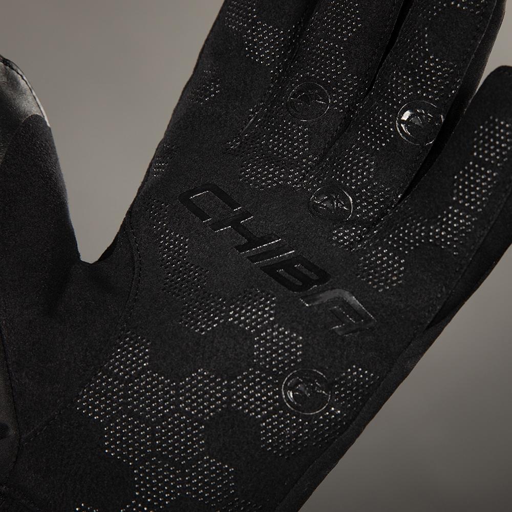 Chiba Classic Winter Vollfingerhandschuh Schwarz Gr. XXXL - unisex, winddicht, Thinsulate-Futter, Klettverschluss & Touchfunktion