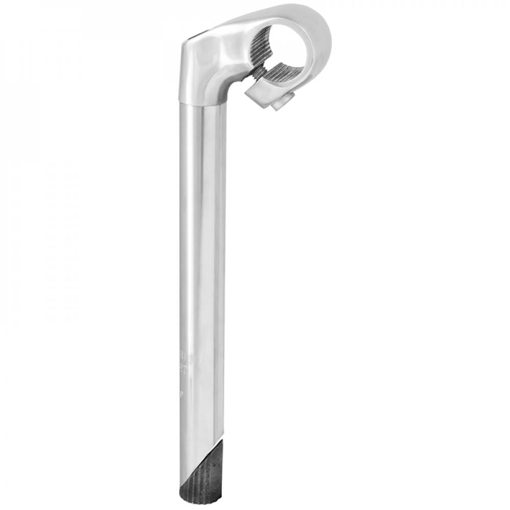 ERGOTEC CAT Vorbau 25,4/25,4 mm Silber Level 2, 230 mm Schaft, 40 mm Ausladung, 35° Winkel, Safety Level 2