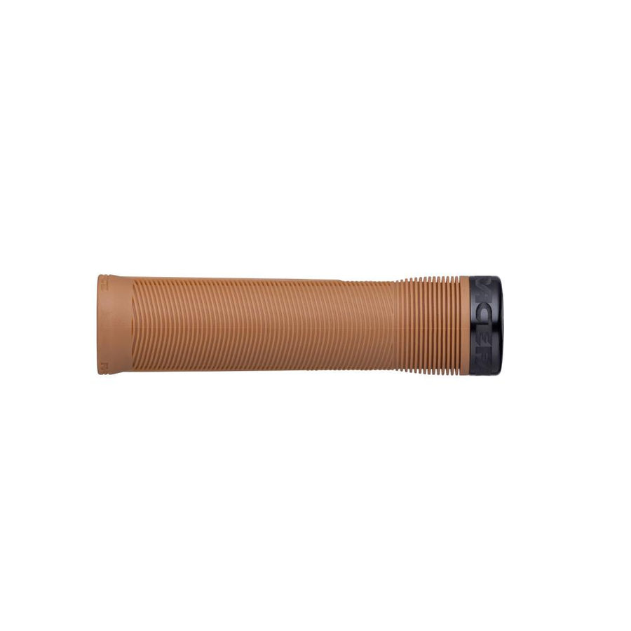 Race Face Chester Lock-On Griff 136/31mm gum/black braun, schwarz - sicherer Komfortgriff