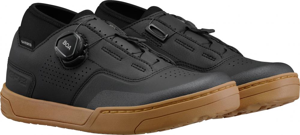 SHIMANO GF800, SCHUH, WOMEN, FLAT, BLACK/AMBER, GR. 37 Fahrradschuhe - 800,