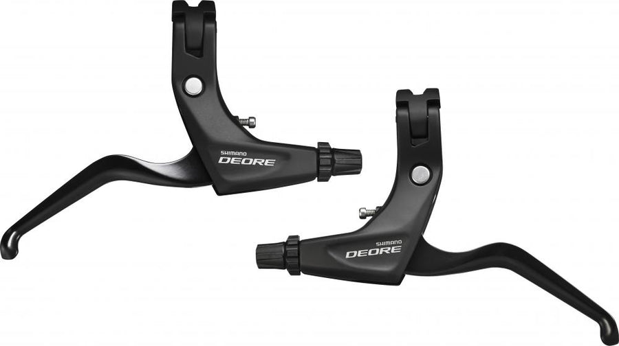 SHIMANO Bremshebel DEORE BL-T611 Bremshebel Paar Schwarz inkl. Zug und Hülle