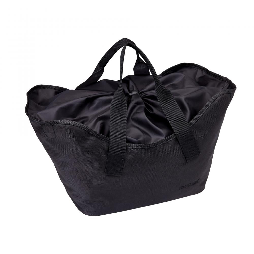 Racktime Innentasche LEA - 24×30×22 cm, 16 Liter, Magnetbefestigung, wasserabweisend & Regenschutz, Reißverschluss, Tragegriffe - schwarz