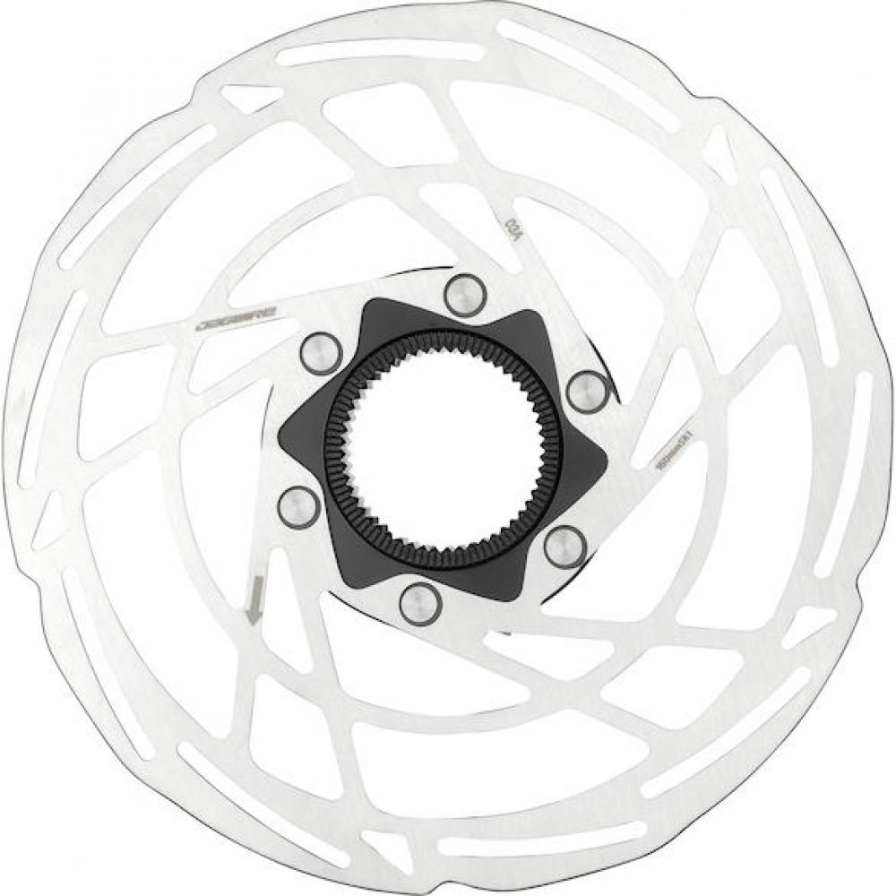 Jagwire Bremsscheibe Sport SR1 Centerlock 160 mm Silber - leise, starke Bremsleistung