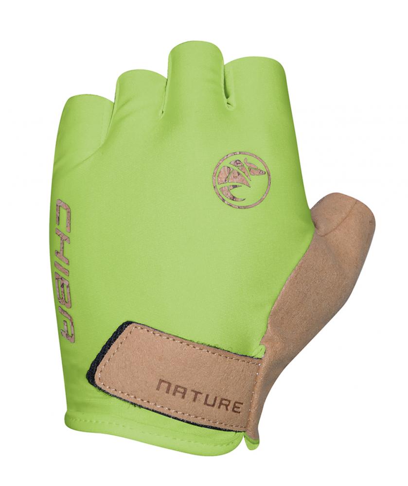 CHIBA Nature ECO - Radhandschuhe apfelgrün, L, atmungsaktiv & gepolstert