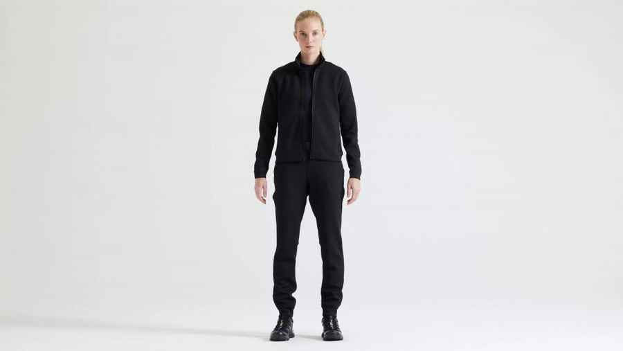 TRACK JACKET WMN BLK M - Damen Trainingsjacke Schwarz Größe M