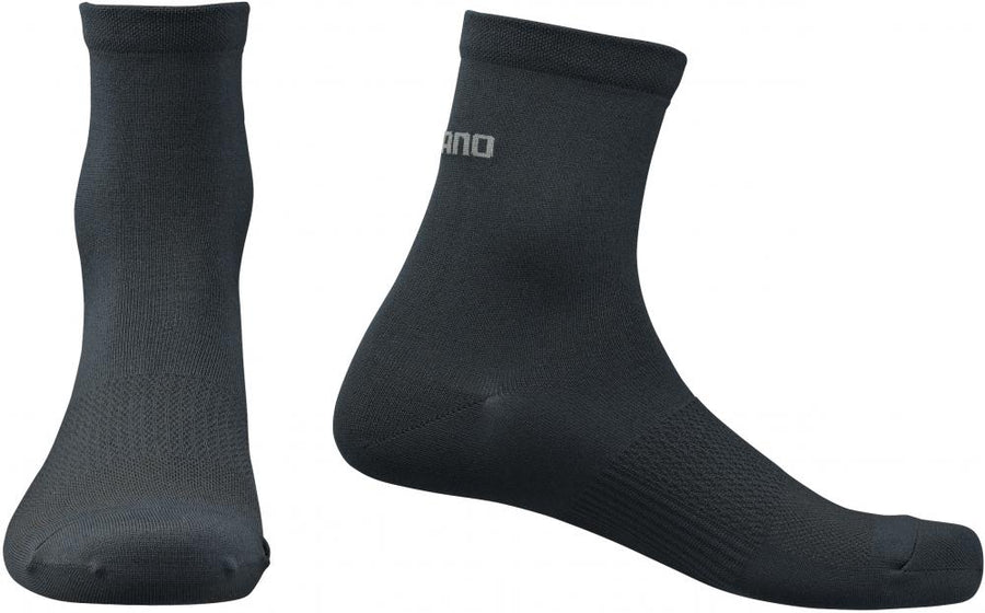 SHIMANO PERFORMANCE MID SOCKS BLACK Größe M BLACK - atmungsaktive Radsocken