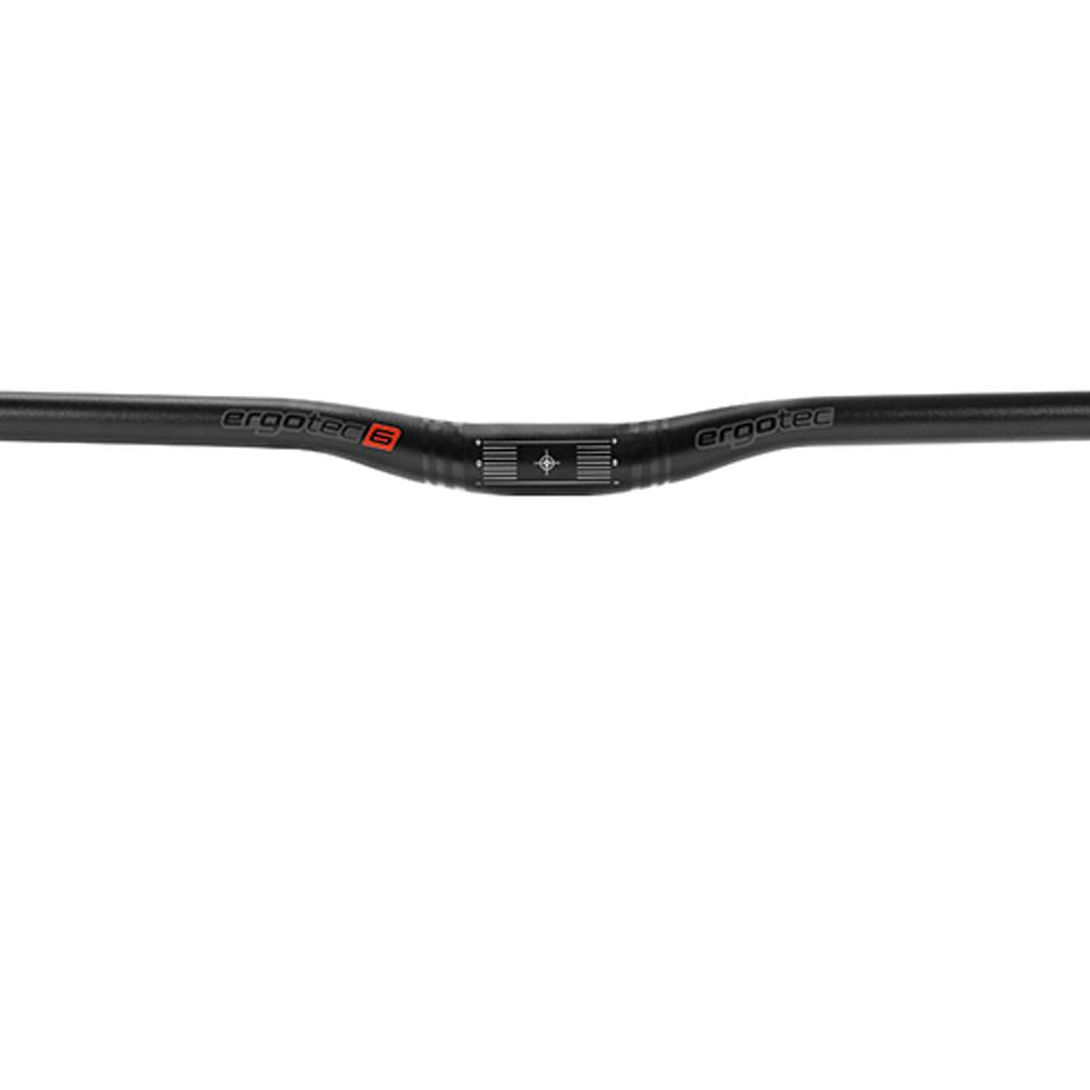 Ergotec Lenker Low Riser Bar ICR Ø 31,8 mm 780 mm Rise 15 mm 12° schwarz