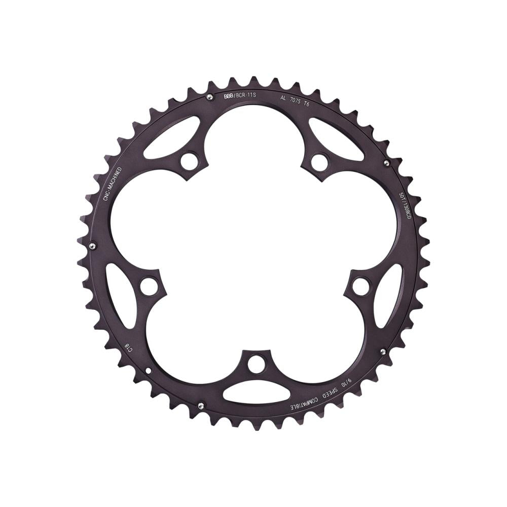 BBB Cycling Kettenblatt RoadGear 50T/130mm anthrazit 50T/130mm - effizienter Antrieb für Rennräder