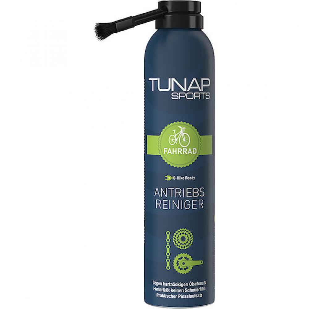 Tunap Sports TS120 Antriebsreiniger 300 ml - Kettenreiniger mit Pinselbürste für E-Bikes und Rennräder