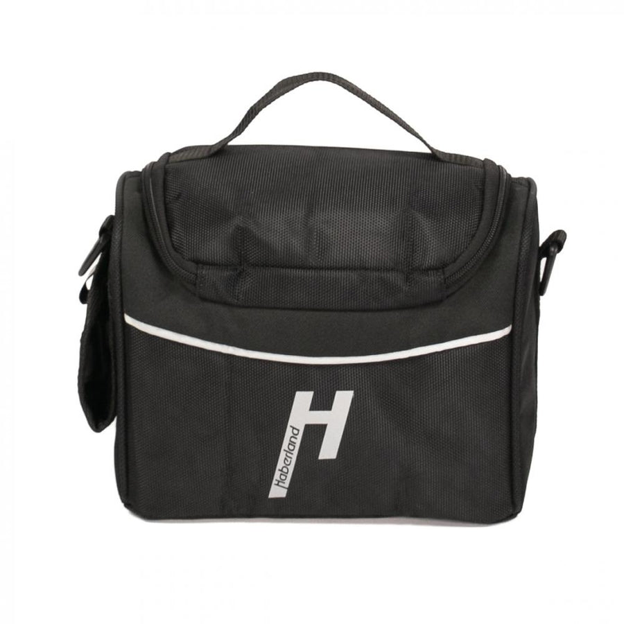 Haberland Lenkertasche 5l Siebensachen schwarz - praktische Fronttasche mit KLICKfix