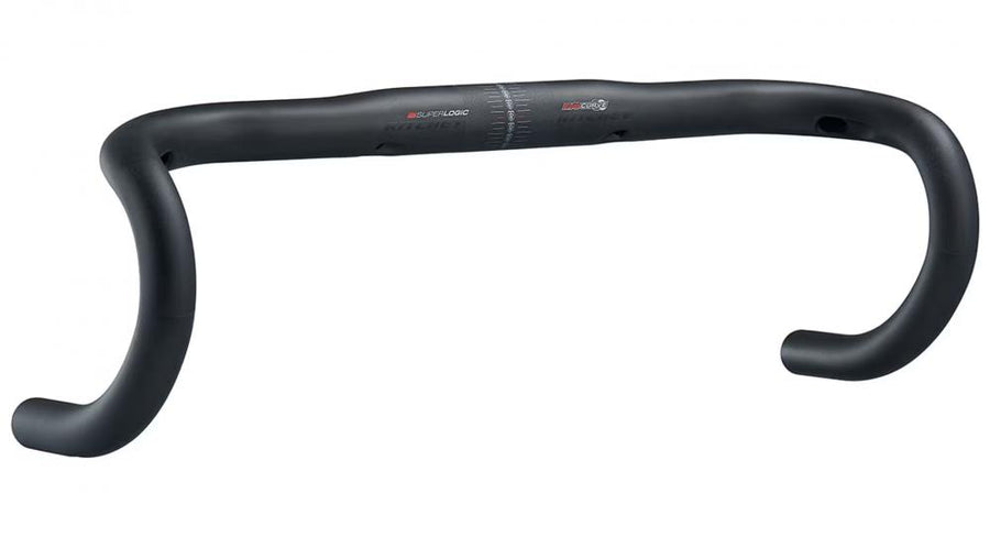Ritchey Superlogic EvoCurve Carbon Rennlenker 31,8 mm, 44 cm Breite, 130 mm Drop, 80 mm Reach, 4° Backsweep, 2° Flare, interne Kabelführung, mattes UD-Carbon-Finish