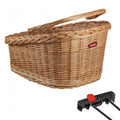 KLICKfix Fahrradkorb Weidenkorb GT braun 26x47x37 cm