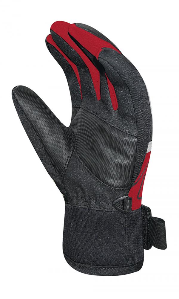 CHIBA Snow Speeder - Winter-Radhandschuhe, 100% wasserdicht, Größe 7, rot/weiß