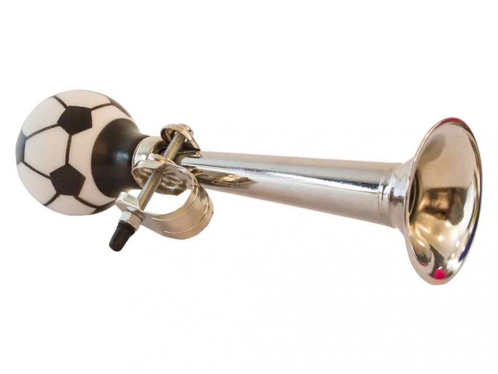 BB Klostermann beBell Fahrradhupe Fußball silber