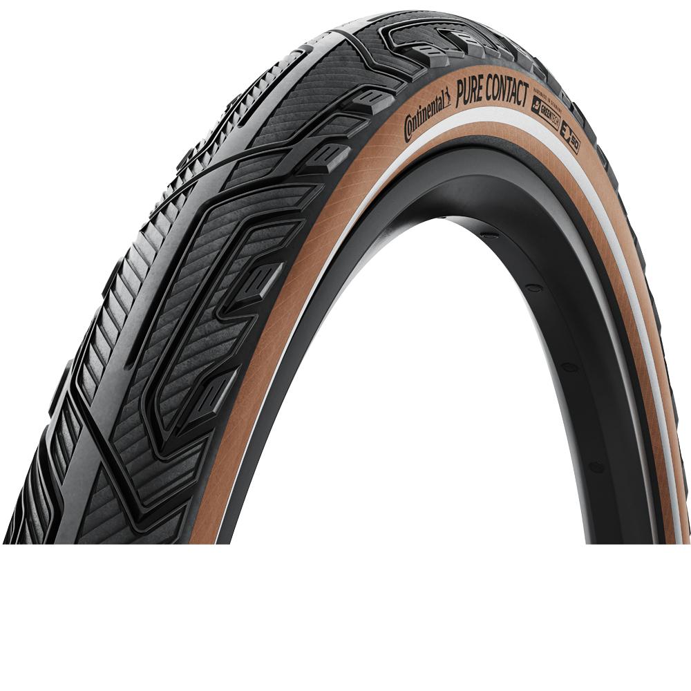 Pure Contact 27,5x2,20" (55-584) Schwarz/braun Reflex E-50 Faltbar: Hochwertiger E-bike-reifen Mit Vectran- Und Polyx-breaker Für Maximalen Pannenschutz, Hervorragendem Nass- Und Trockengrip, Geringem Rollwiderstand