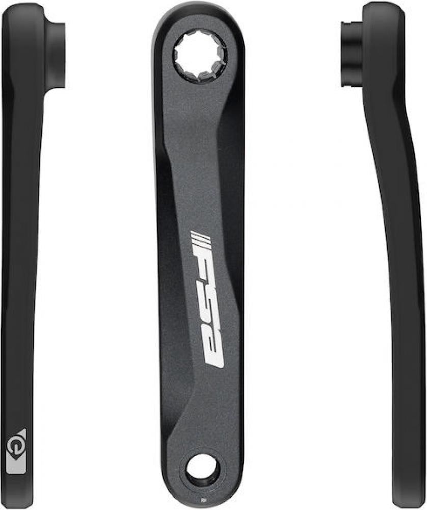 FSA Kurbelarme CK-746 E-Bike ISIS 175 mm Schwarz - geschmiedetes Aluminium