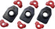 SHIMANO Gewindeeinsätze für SH-RC9, 3 Gewindeeinsätze, 6 Gummi-Spac - 9,