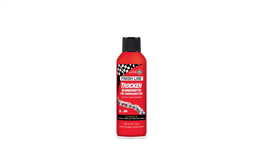 Trockenschmiermittel Dry Lube Aerosol 244ml - Fahrrad Kettenschmierung, Staub- Und Schmutzabweisend, Ideal Für Trockene Bedingungen