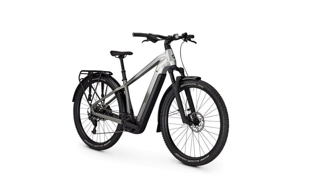 Focus AVENTURA² 6.7 E-Trekkingbike - 29 Zoll, Bosch Performance, 600 Wh, Diamant, Shimano Cues 9-fach, Silver