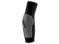 100% Ridecamp elbow pads S black/grey - leichter MTB-Ellbogenschoner mit Top-Belüftung