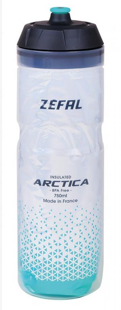 Zefal Trinkflasche Arctica 75 750ml Silver Caribbean Green Flasche