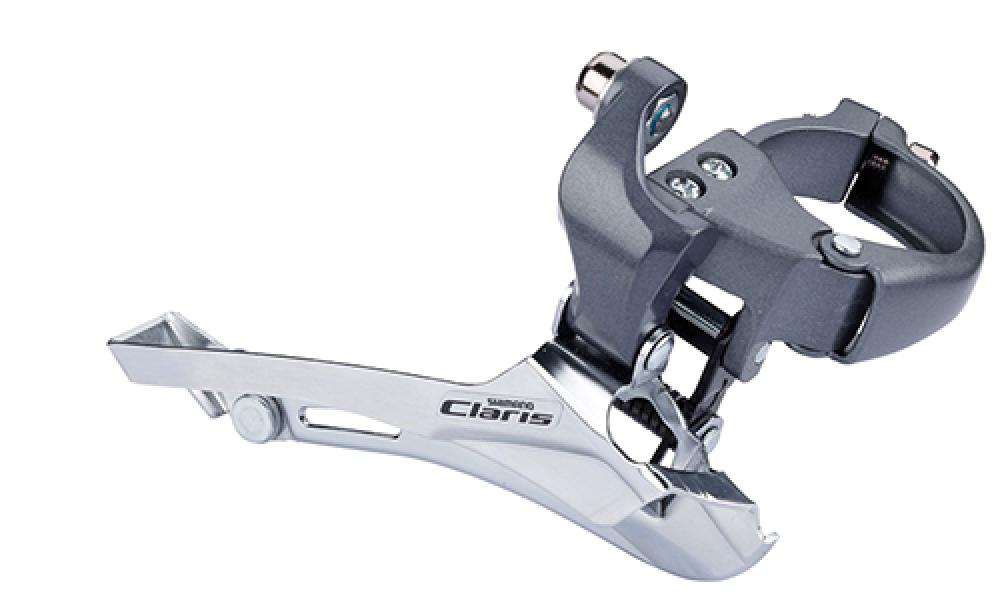 SHIMANO Umwerfer CLARIS FD-R2000 8-fach Schelle hoch 34,9 mm - präzise Schaltperformance für Rennräder