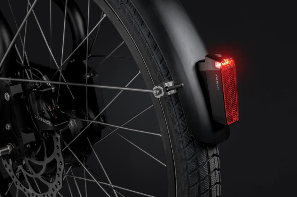Axa Batterie-Tr.-Rücklicht NYX schwarz Auto-Off AXA NL 93196095SB StVZO