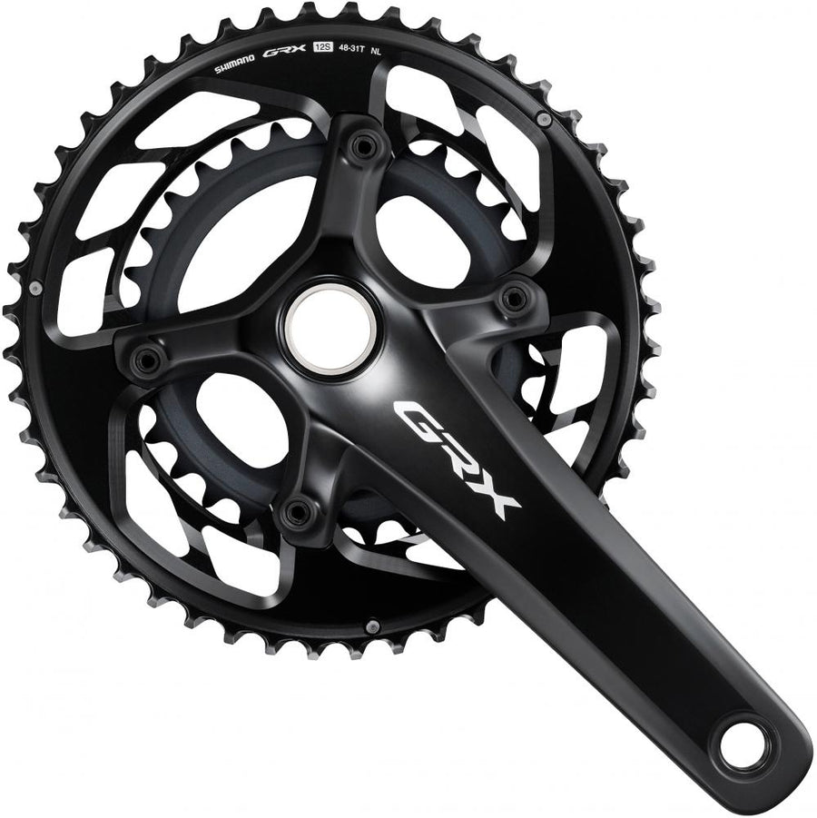 Shimano GRX FC-RX820-2 Kurbelgarnitur 12-fach 48-31T 175mm schwarz