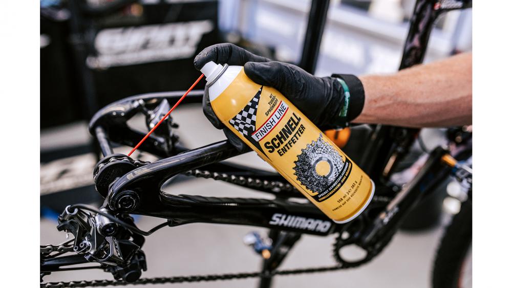 Finish Line Speed Clean Schnell-Entfetter 558ml Spray für Fahrradkette, Kassette und Schaltwerk - rückstandsfrei, schnelltrocknend