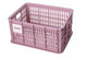 Basil Fahrradkiste S, 17,5L, rosa, recycelter Kunststoff, 39x29x20cm, kompatibel mit MIK/Racktime, ideal für Damen-, Herren- und Kinderfahrräder.