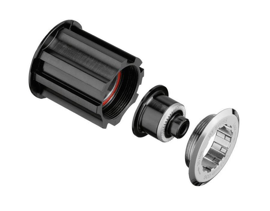 DT Swiss Freilauf/Rotor Umrüstkit Campagnolo für 3-Klinken 5 x 130/135 mm Schwarz - moderne Ausführung