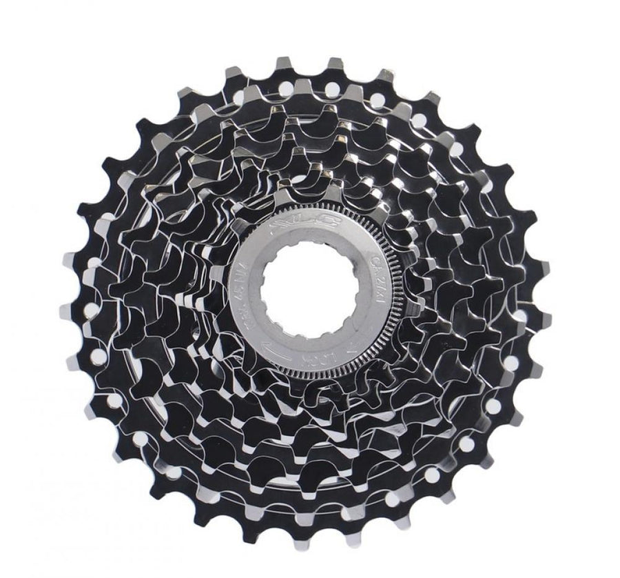 XLC Zahnkranz-Kassette 10-fach 12-27T für Campagnolo-Schaltungen, silber-schwarz.