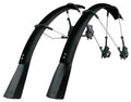 SKS Raceblade Pro XL Schutzblech-Set, 28\", schwarz, für 25-32 mm Reifen, Aero-Gabeln, Scheibenbremsen, Quick-Release, langer Spoiler, top Spritzschut