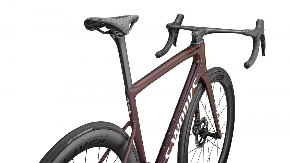 Specialized Tarmac SL8 SW Di2 Rennrad - Satin Metallic/Red Pearl/Metallic White Silver - Rahmengröße 44 - Unbekannt