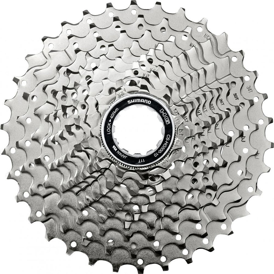 SHIMANO 10 Stück Werkstattpackung Kassette CS-HG500 - 10-fach, 11-34