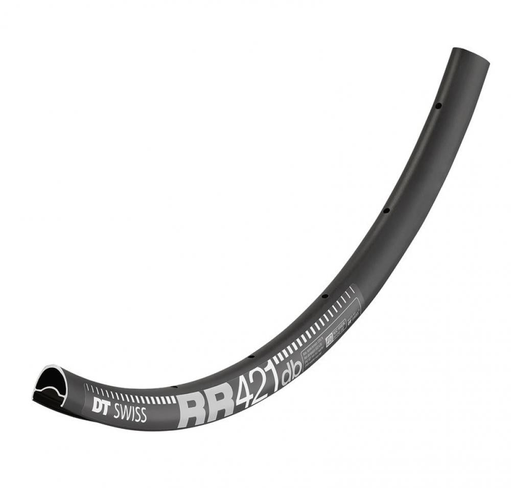 DT Swiss Felge RR 421 Asymmetric Disc 28 Loch Schwarz - leichtes Rennrad-Upgrade