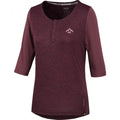 IXS Sports Division iXS Carve X Women Henley 42 Raisin/Solid Raisin - atmungsaktives MTB-Jersey