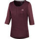 IXS Sports Division iXS Carve X Women Henley 42 Raisin/Solid Raisin - atmungsaktives MTB-Jersey