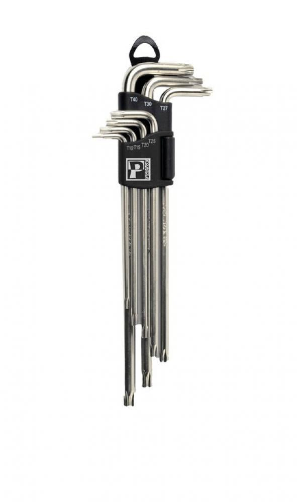 Pedros L-Vielzahnschlüssel 7er Set T10, T15, T20, T25, T27, T30, & T40