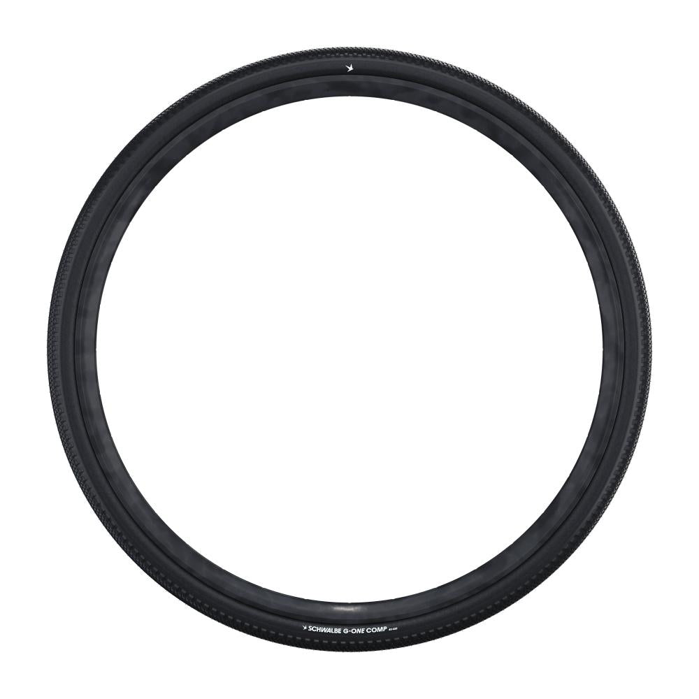 Schwalbe G-ONE COMP Active Line 45-622 Schwarz - vielseitiger Gravel- und City-Drahtreifen