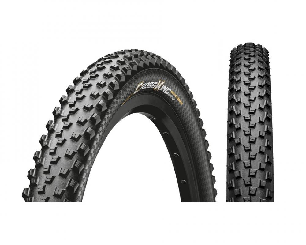 Continental Reifen Cross King 26x2.20 Zoll 55-559 schwarz E-25 Draht MTB-Reifen mit Stollenprofil